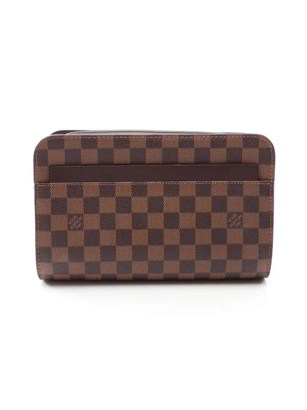 Louis Vuitton Clutch Saint Canvas Leather